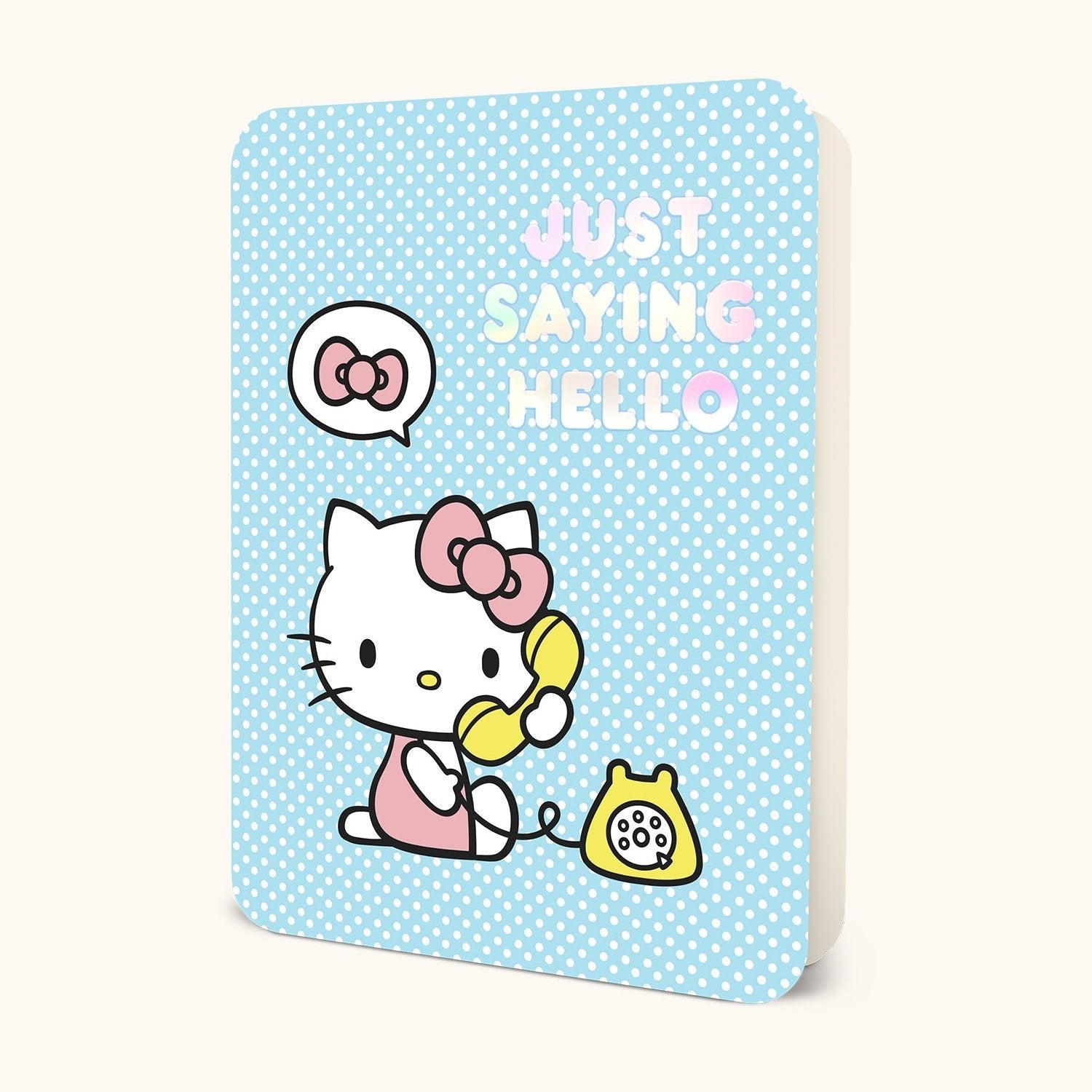SA524_HelloKittyJustSayingHello_GreetingCard